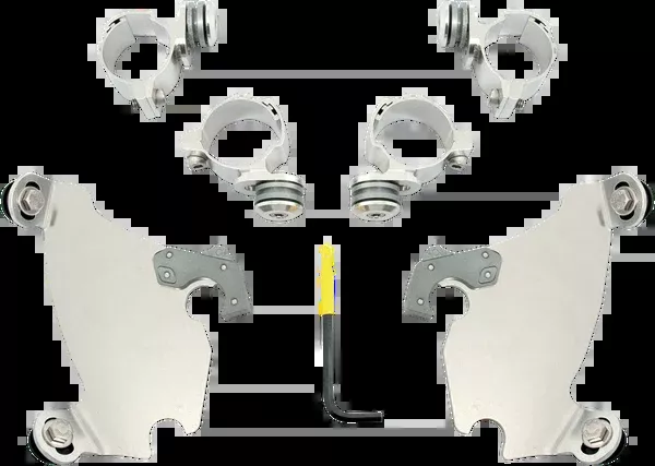 Memphis Shades Gauntlet Mounting Kit – Polished – XL