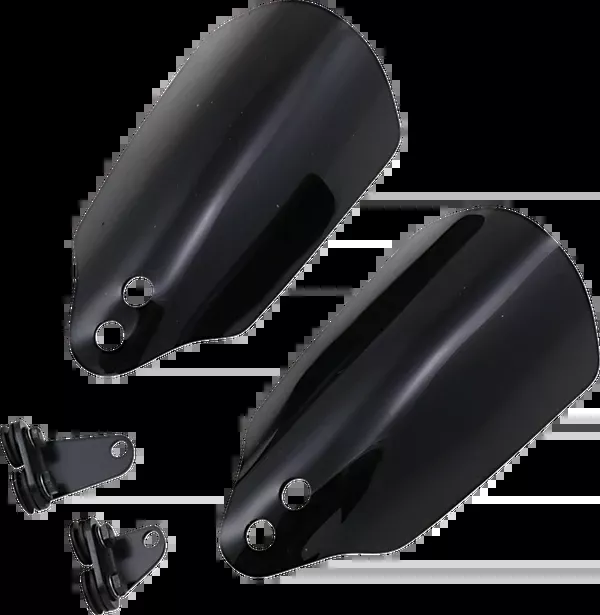 Memphis Shades Handguards – Black – FXR/Dyna/Softail/Sportster/Touring