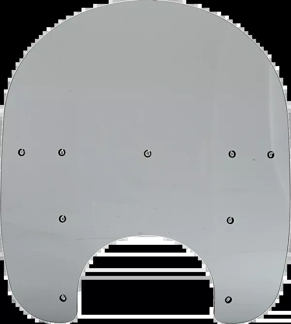 Memphis Shades Road King Replacement Plastic – 17″ – Black Smoke