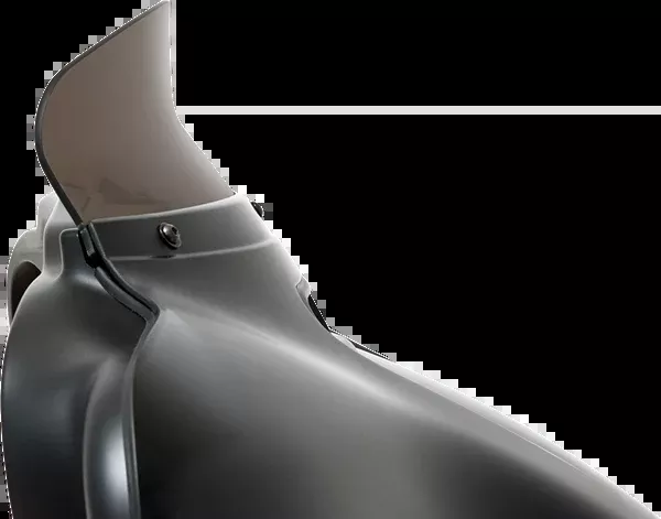 Memphis Shades Spoiler Windshield – 4-1/2″ – Smoke – FLH