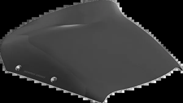 Memphis Shades Spoiler Windshield – 4″ – Dark Black Smoke – FLHX
