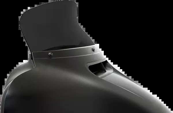 Memphis Shades Spoiler Windshield – 6-1/2″ – Dark Black Smoke – FLH