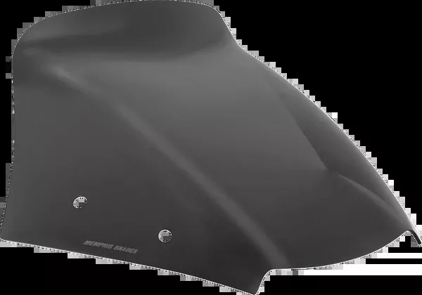 Memphis Shades Spoiler Windshield - 7" - Dark Black Smoke - FLTR