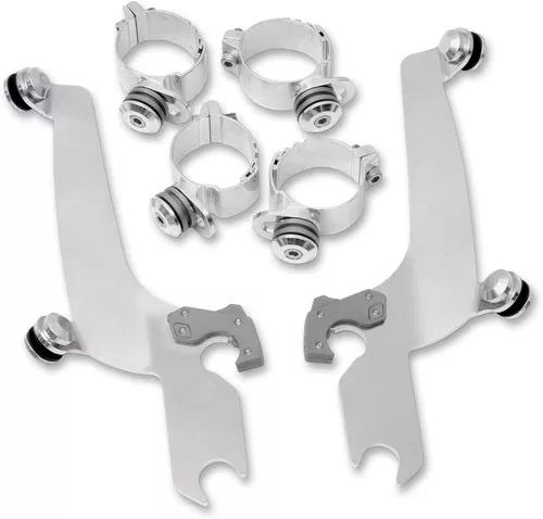Memphis Shades Sport Shield Trigger-Lock Polished Mounting Kit (MEK1985)