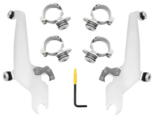 Memphis Shades Sport Shield Trigger-Lock Polished Mounting Kit (MEM8916)