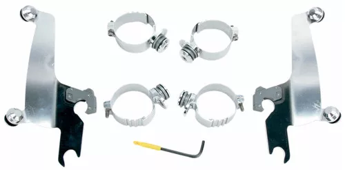 Memphis Shades Sport Shield Trigger-Lock Polished Mounting Kit (MEM8930)