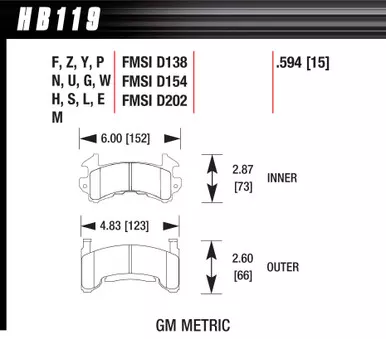Metric GM DTC-30 HB119W.594