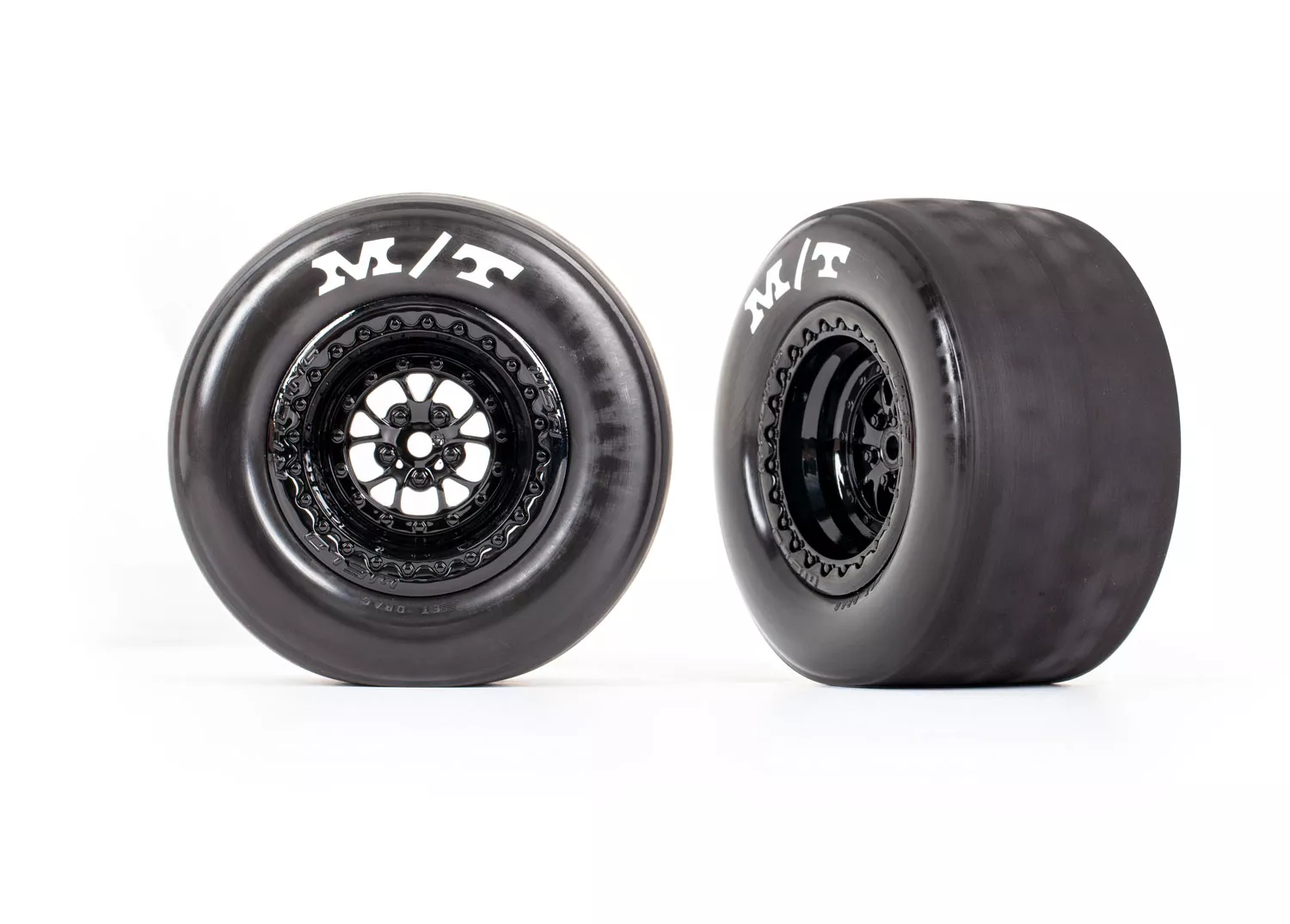 Mickey Thompson ET Drag Slicks on Weld Wheels (Rear) (Multiple Color Options)