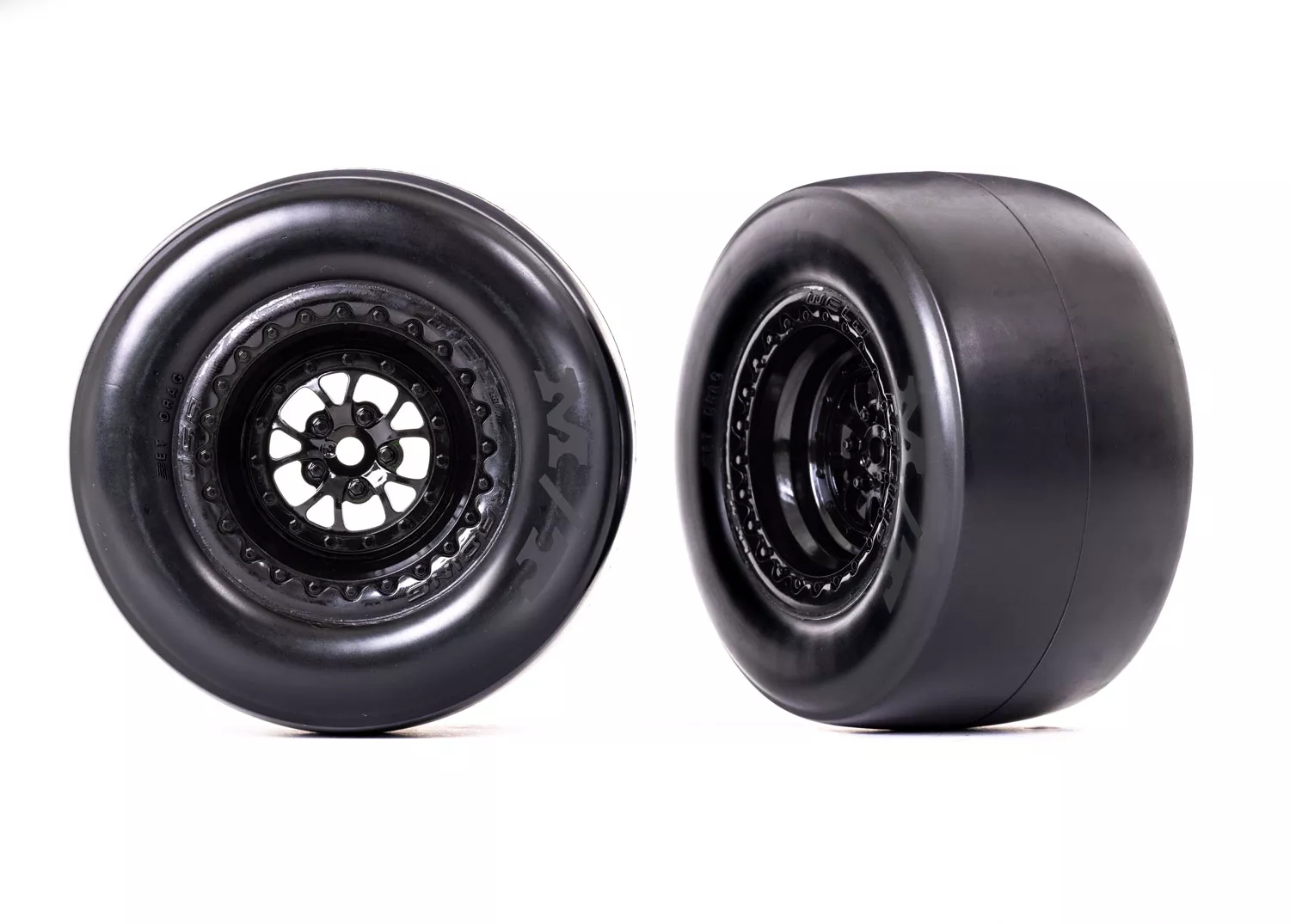 Mickey Thompson ET Drag Slicks on Weld Wheels (Smoke Compound)