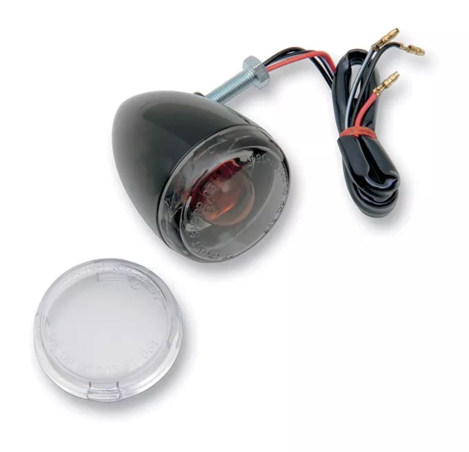 Milwaukee Twins Bullet Turn Signal For Harley