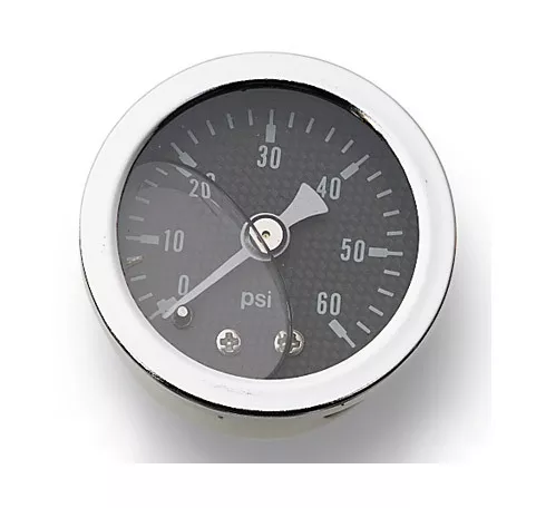 Milwaukee Twins Liquid Filled Oil Pressure Gauge