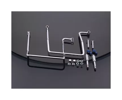 Milwaukee Twins Saddlebag Support Brackets For Harley Dyna 1991-2005