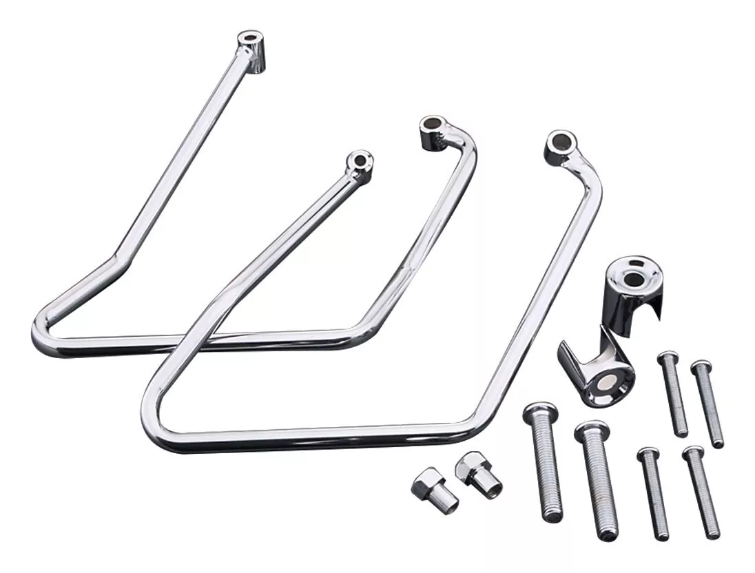 Milwaukee Twins Saddlebag Support Brackets For Harley Sportster 1994-2003