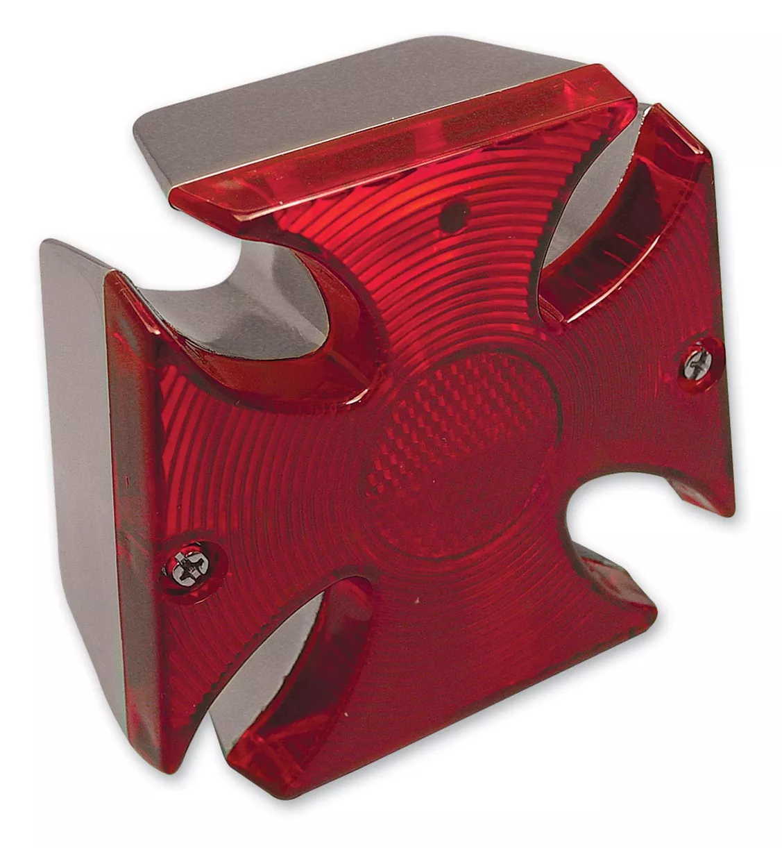Milwaukee Twins Universal Rear Fender Maltese Cross Light