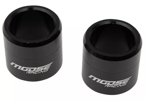 Moose Black Aluminum Front Wheel Spacers (0222-0563)