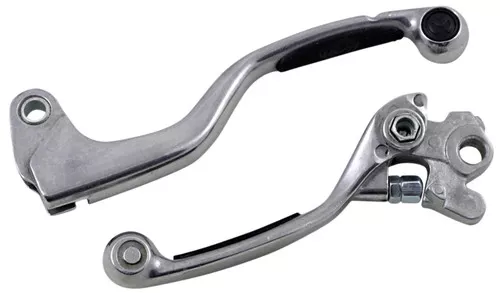 Moose Competition Black Grip Shorty Brake/Std Clutch Lever Set (M557-20-20)
