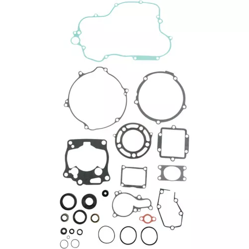 Moose Complete Engine Gasket Kit w/Oil Seals for '98-00 KX125 (M811427)
