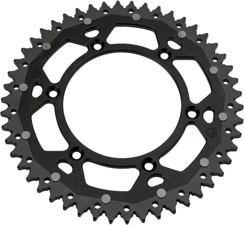Moose Dual Alloy Rear Sprocket Black 50 Tooth (1210-1504)