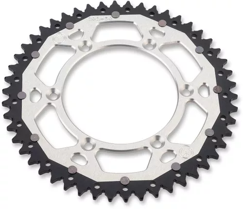 Moose Dual Alloy Rear Sprocket Silver 52 Tooth (1210-1527)