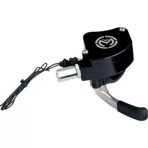 Moose Easy Pull Black Aluminum Thumb Throttle (0632-0250)