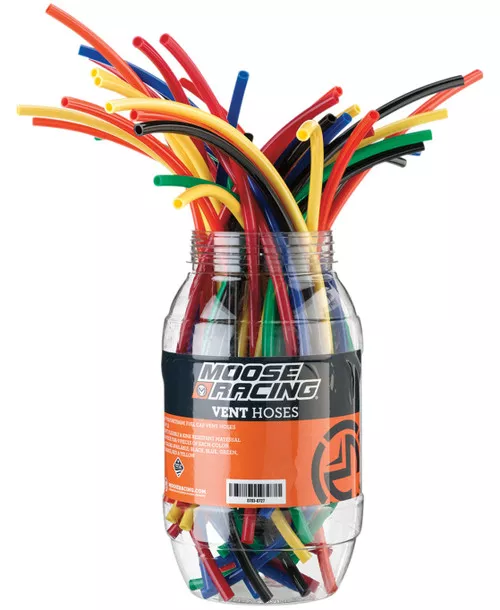 Moose Fuel Cap Vent Hoses - Assorted Colors 54-Pack (0703-0727)
