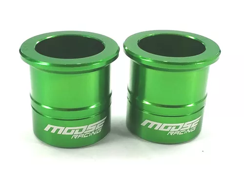 Moose Green Aluminum Front Wheel Spacers (0222-0553)