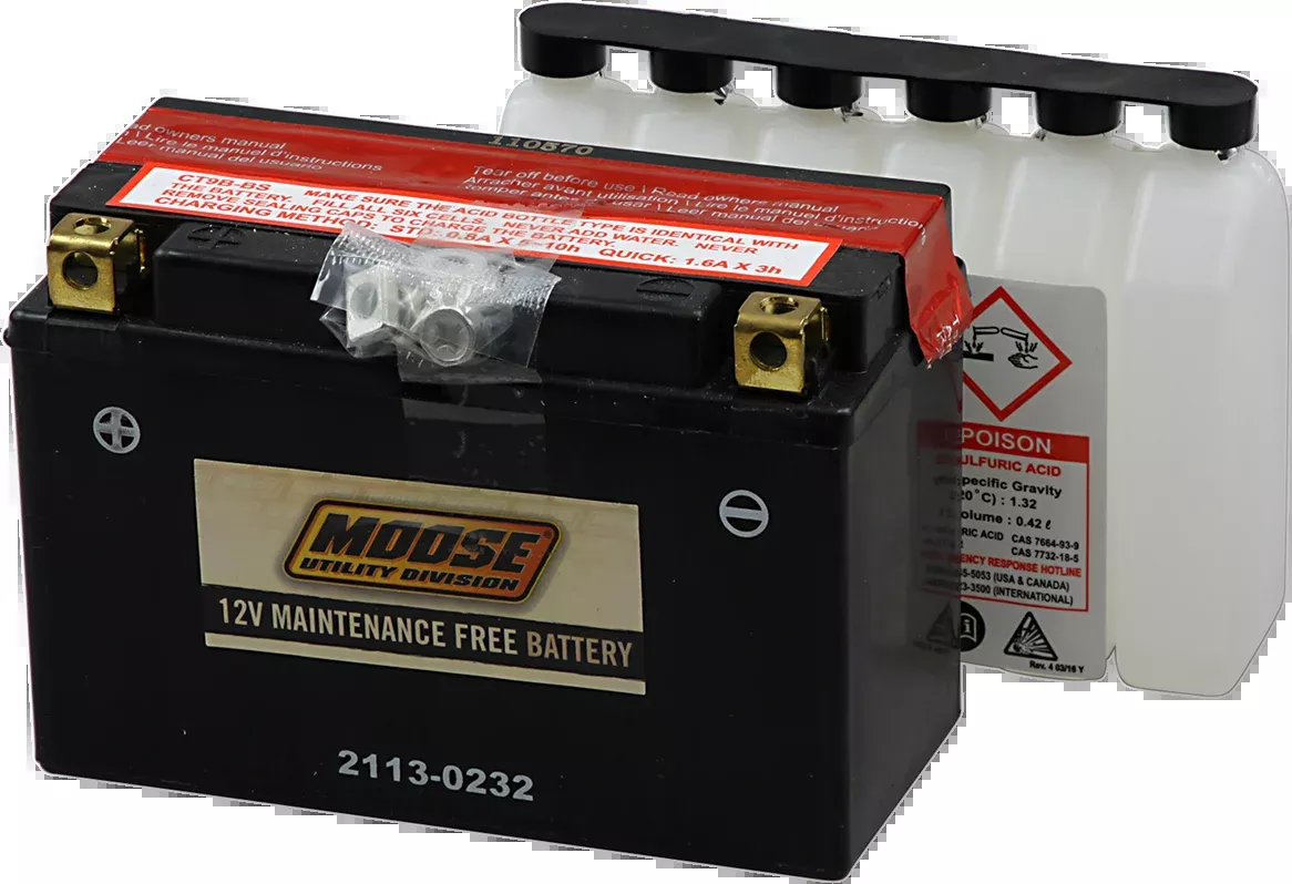 Moose Offroad AGM Battery – YT9B-BS-MT9B-BS