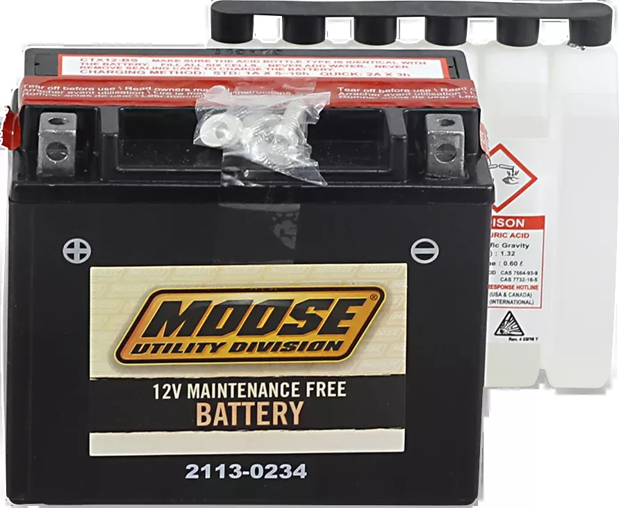 Moose Offroad AGM Battery – YTX12-BS-MTX12-BS