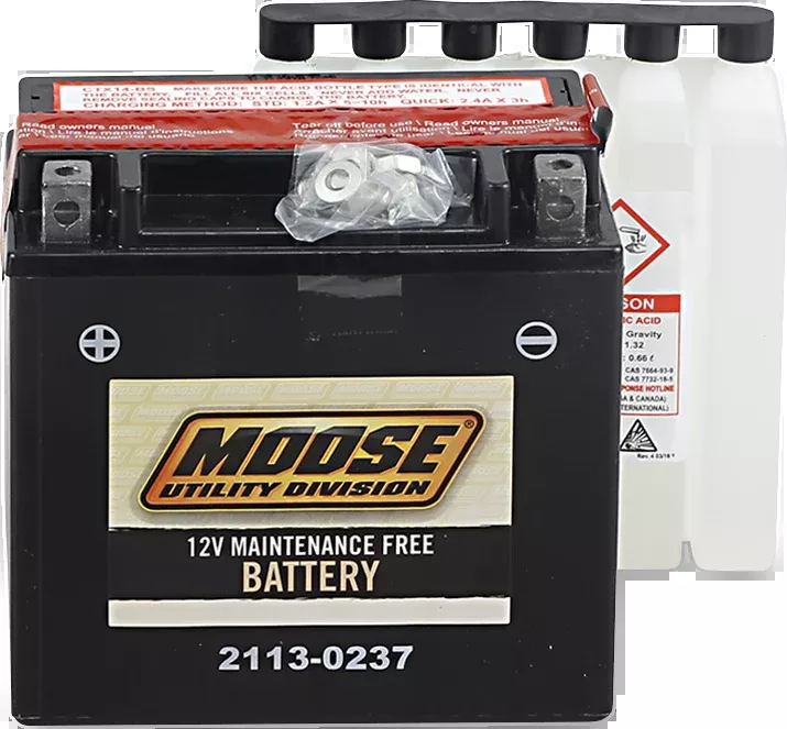Moose Offroad AGM Battery – YTX14-BS-MTX14-BS