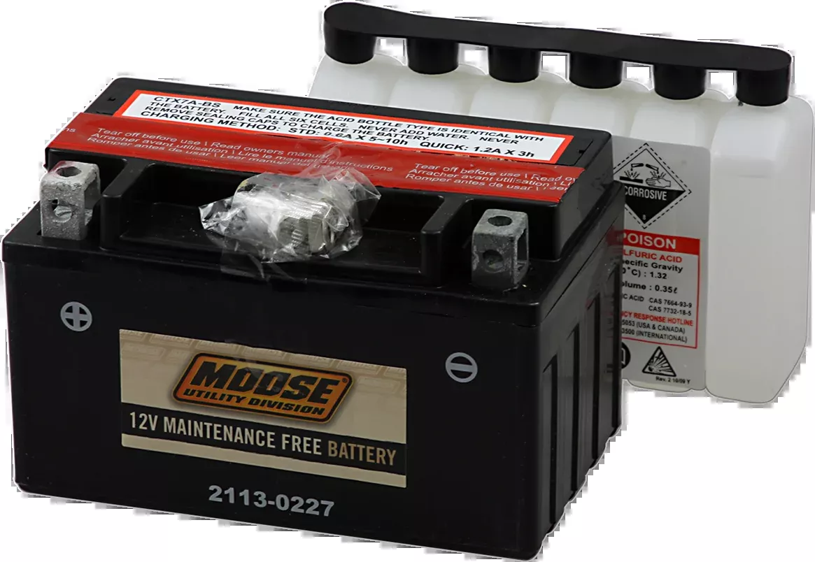 Moose Offroad AGM Battery – YTX7A-BS-MTX7A-BS