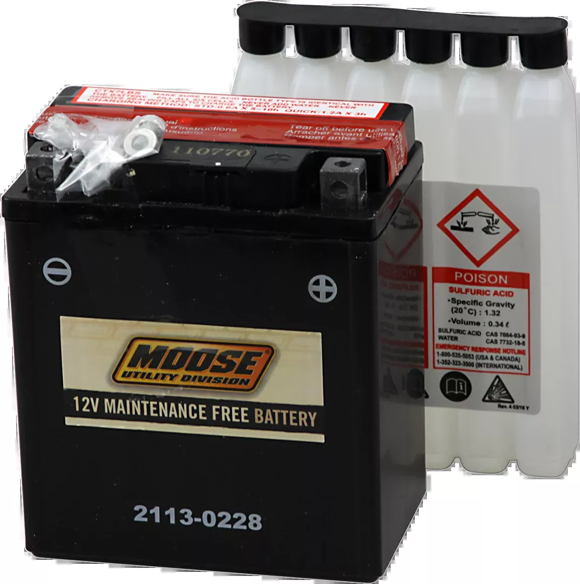 Moose Offroad AGM Battery – YTX7L-BS-MTX7L-BS