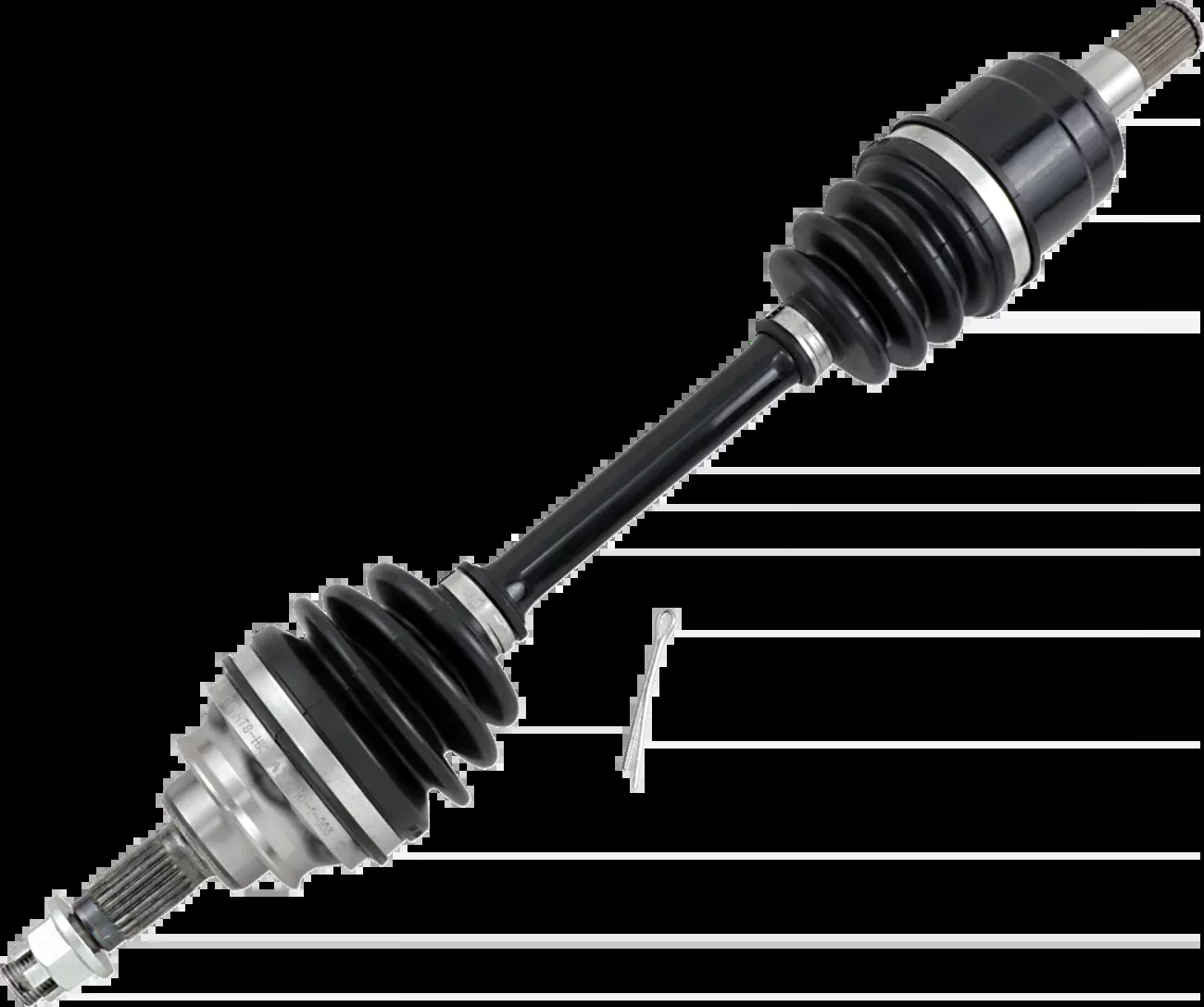 Moose Offroad Axle Assembly – Complete – Standard – Front Left – Honda TRX-LM6-HO-8-117