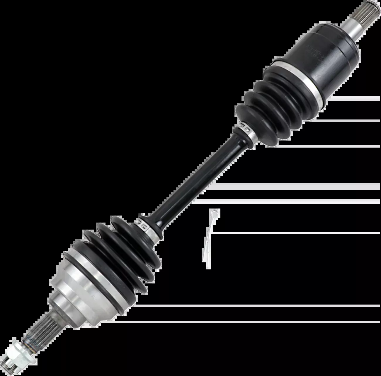 Moose Offroad Axle Assembly – Complete – Standard – Front Right – ’01-’04 Honda TRX500-LM6-HO-8-207