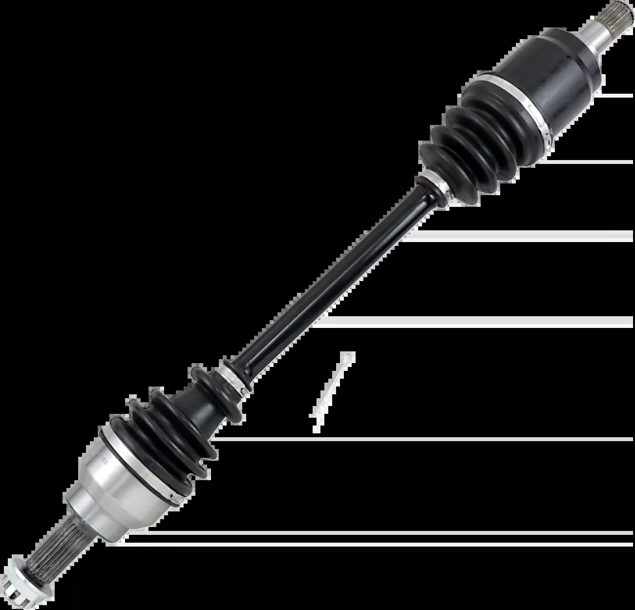 Moose Offroad Axle Assembly – Complete – Standard – Front Right – ’14-’25 Honda Pioneer 700-LM6-HO-8-224