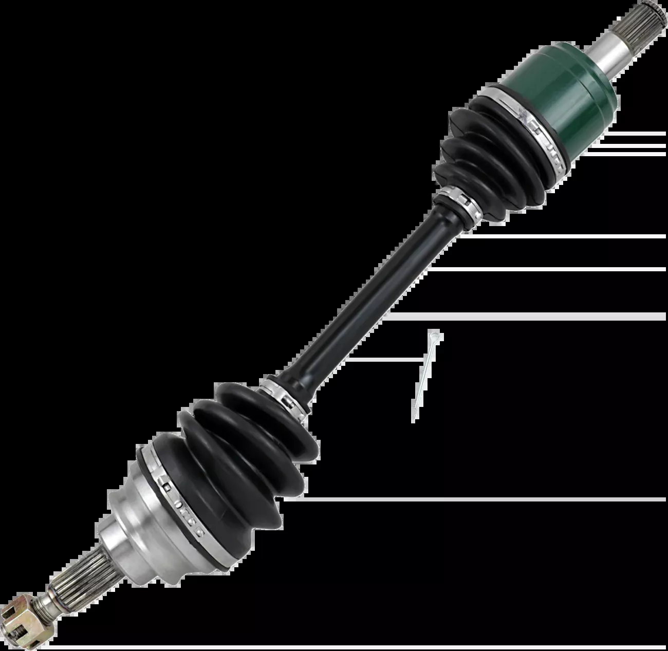 Moose Offroad Axle Kit - CV/Complete - OEM Replacement - Standard - Front Left/Right - Honda TRX 400-HON-7010