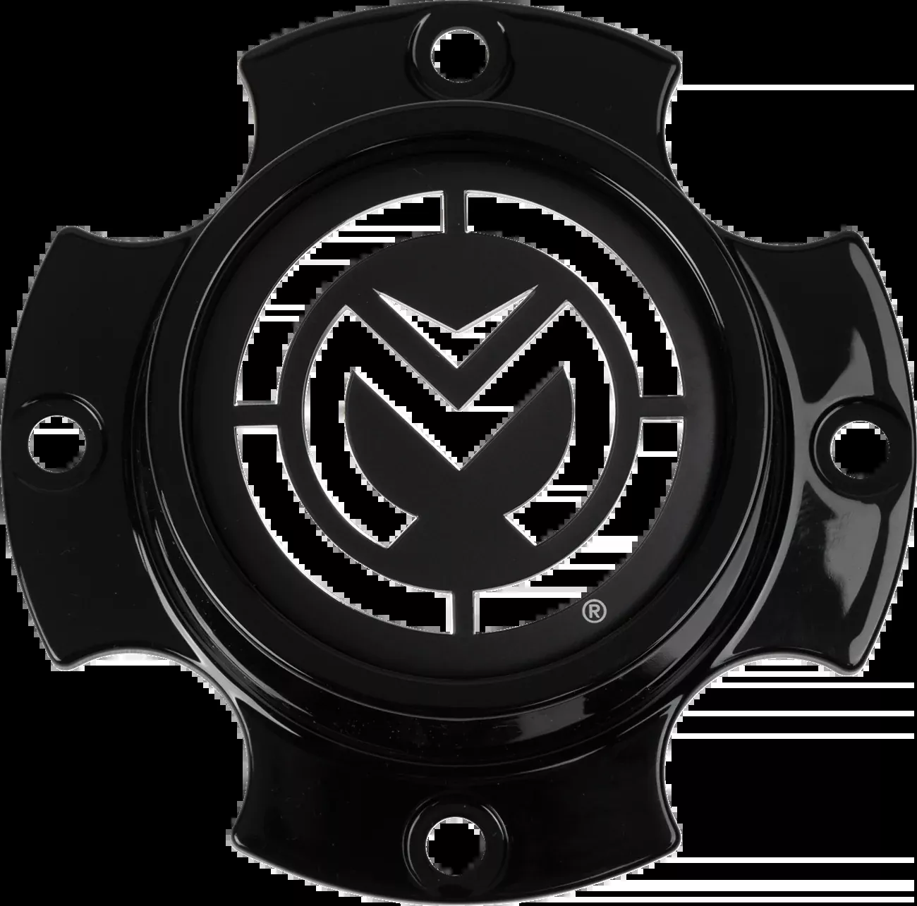 Moose Offroad Center Cap – Replacement – 26X Wheel – 4/110 – Black-C356GB-110MO