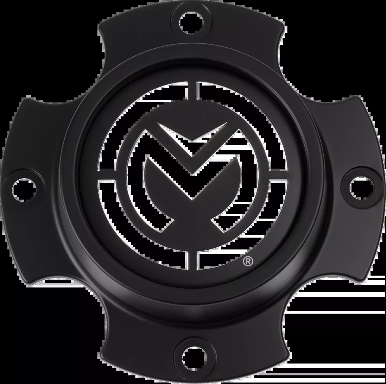 Moose Offroad Center Cap – Replacement – 27X Wheel – 4/110 – Black-C356MB-110MO