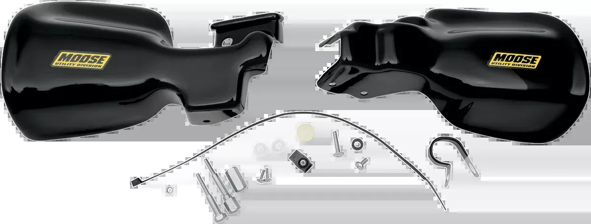 Moose Offroad Contoured Handguards – Honda – Black-CMU59461-0