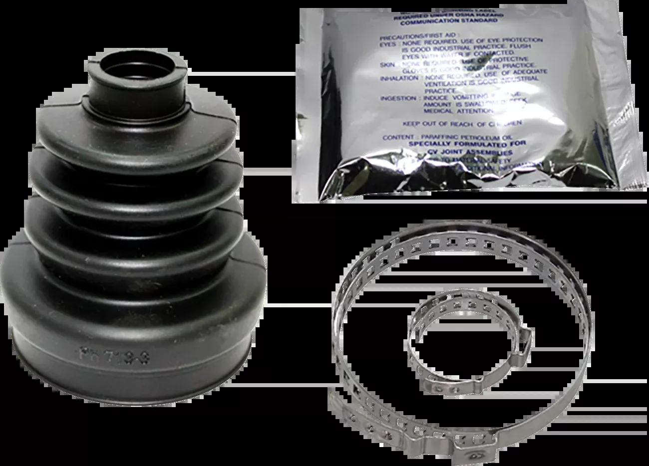 Moose Offroad CV Boot Kit – Rear Inboard/Outboard – Polaris-AT-08544