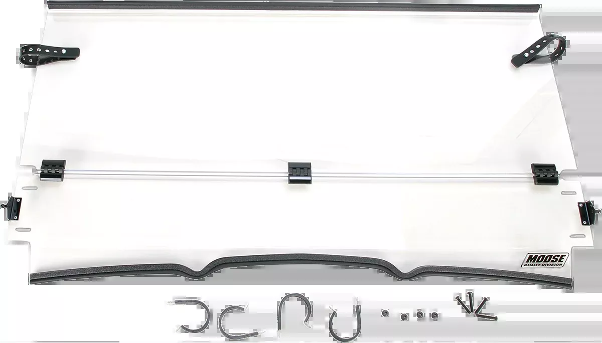 Moose Offroad Full Folding Windshield - Teryx-LEMA100-0010