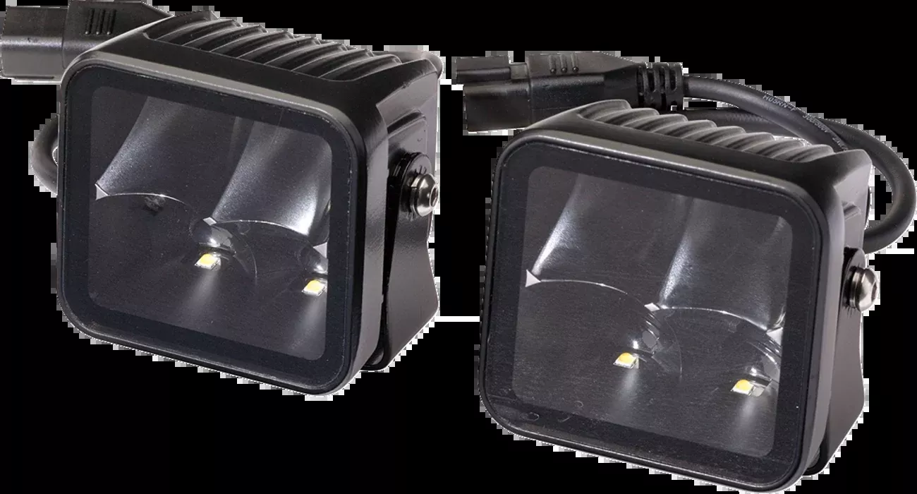 Moose Offroad LED Cube Light – 3″ – Black-MSE-BLPKIT