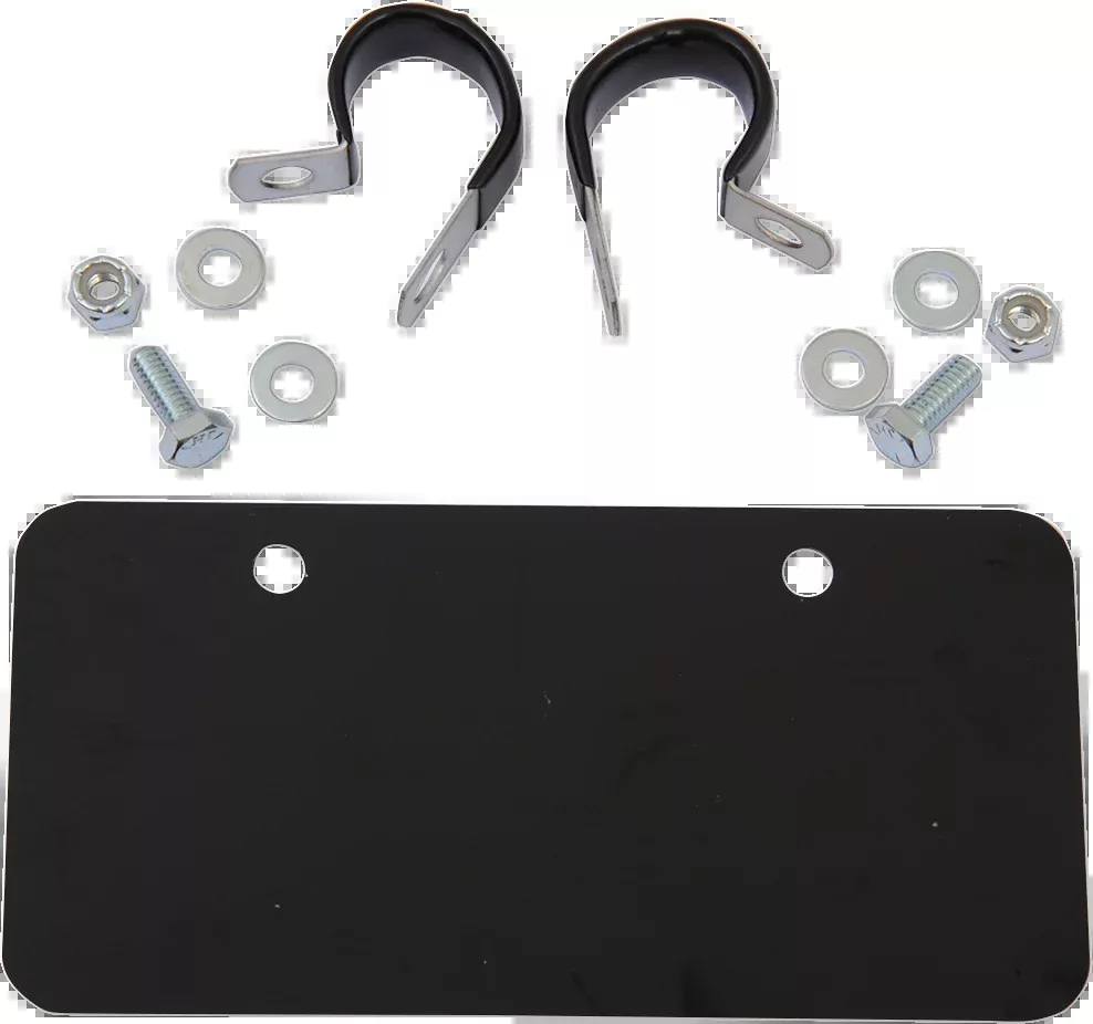Moose Offroad License Plate Holder – Black-P28-6830B