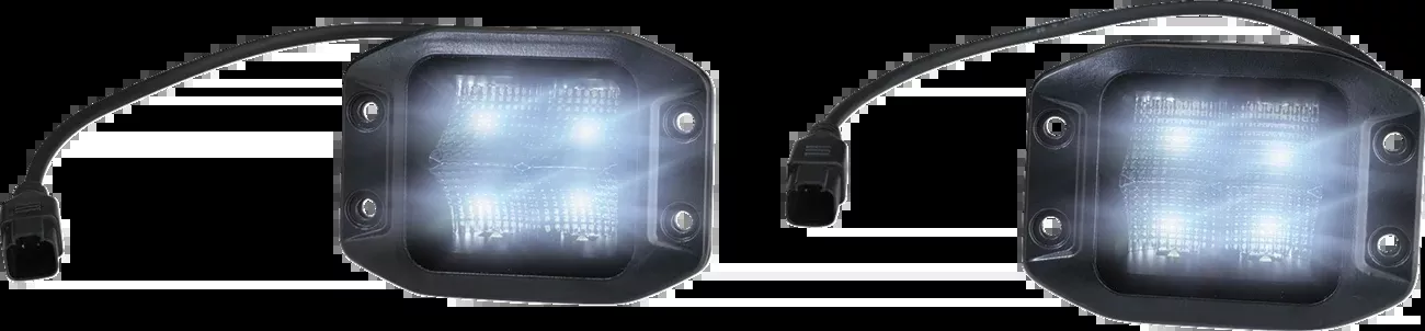 Moose Offroad Light Pods – LED – Flush Mount-MSE-LPKITF