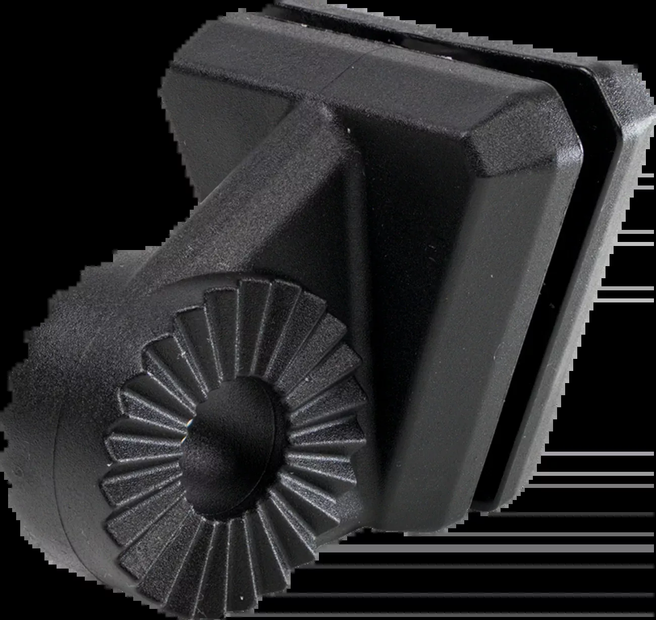 Moose Offroad Mirror Adapter – Rear View – Black-CTR-TRITAB