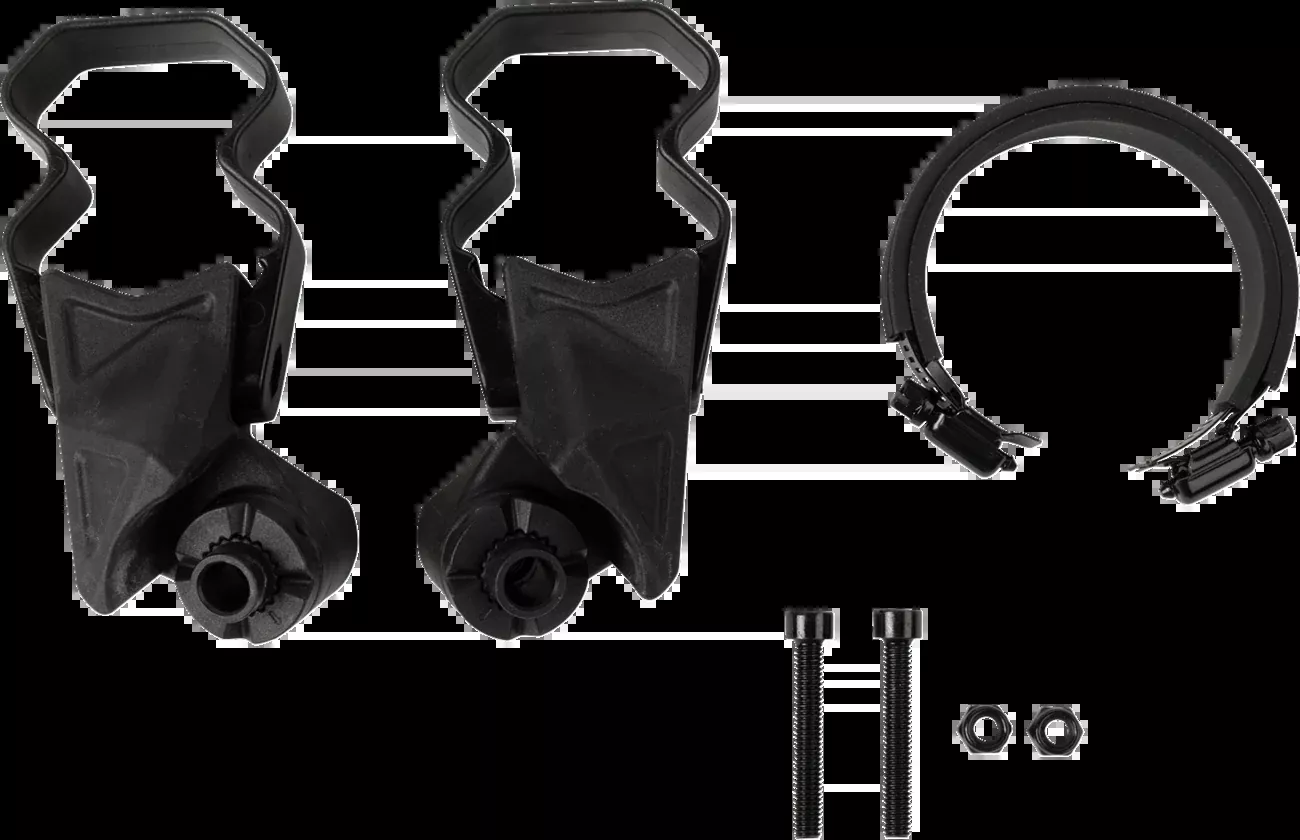 Moose Offroad Mirror Adapter – Side View – Black – Pair – Universal-UTVADP-1