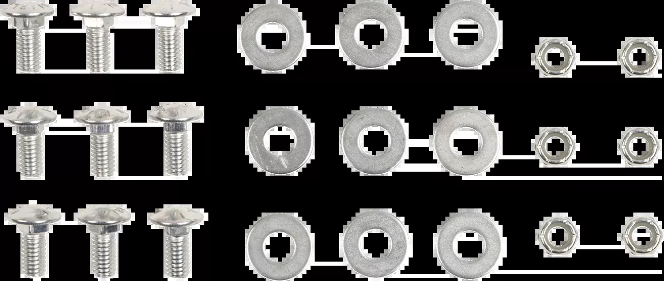 Moose Offroad Plow Rubber Flap Hardware – Nuts/Bolts-BB2572PF