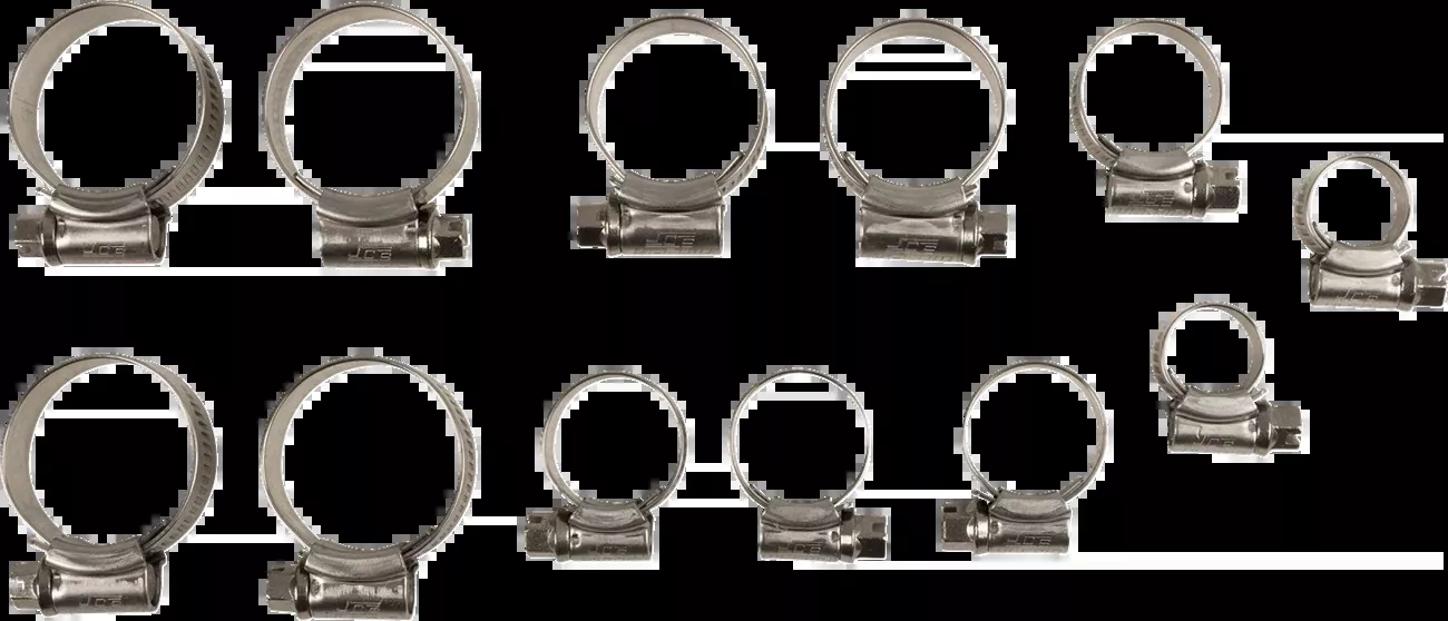 Moose Offroad Radiator Hose Clamp Kit – Honda-CK HON-120