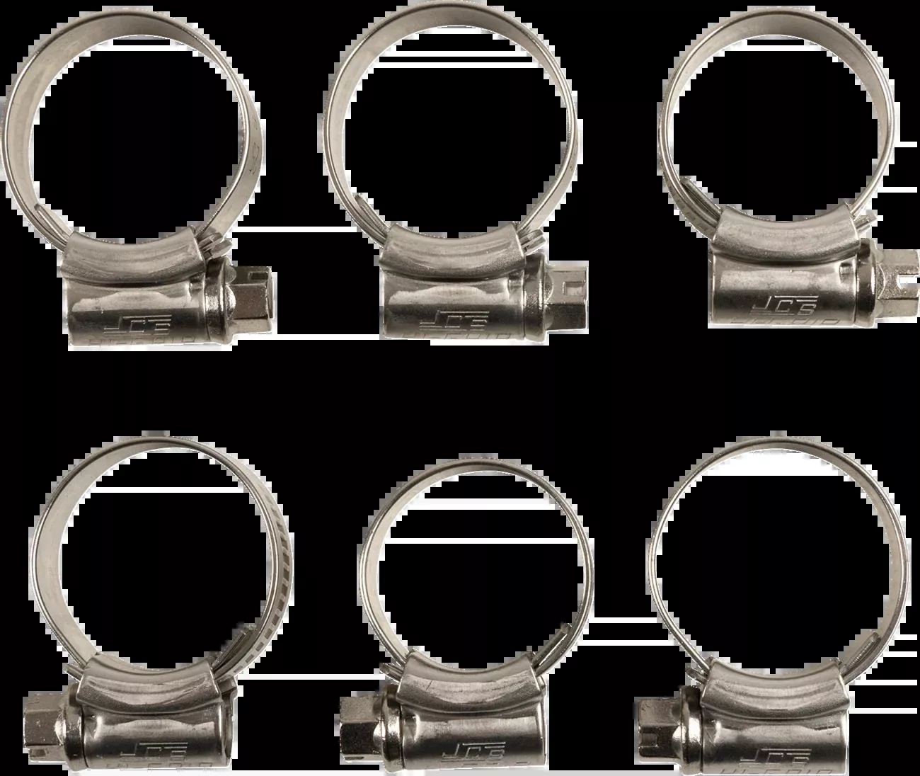 Moose Offroad Radiator Hose Clamp Kit – Kawasaki-CK KAW-63