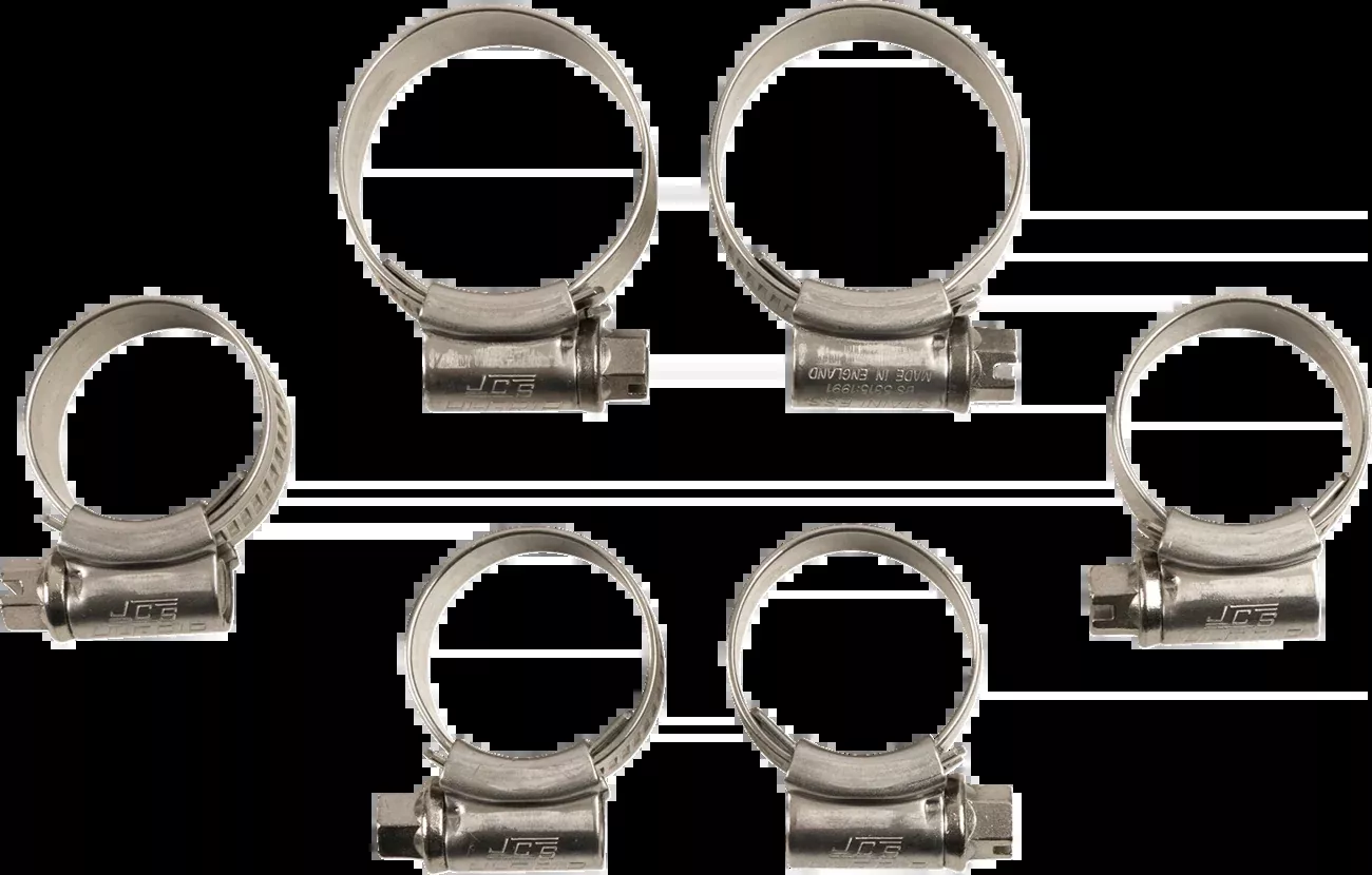 Moose Offroad Radiator Hose Clamp Kit – Kawasaki-CK KAW-92
