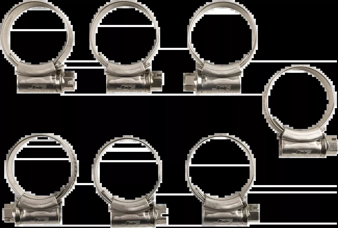 Moose Offroad Radiator Hose Clamp Kit – Kawasaki-CK KAW-99